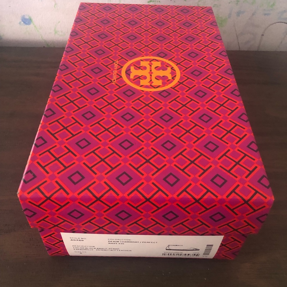 UNWORN * Tory Burch Colorblock Espadrille Flats